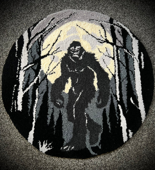 Sasquatch in the moonlight